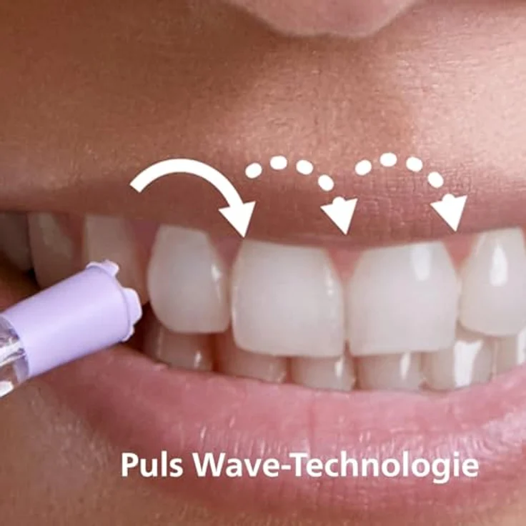 PHILIPS Sonicare Power Flosser Munddusche und DiamondClean 9000 elektrische Zahnbürste – Plaque-Entfernung, Weiß (Modell HX3886/41) – Bild 4