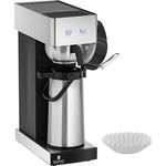 Royal Catering Filterkaffeemaschine 2,2 L inkl. Thermoskanne - professionelle Gastro-Kaffeemaschine, schnell brühend, hygienisch - Edelstahl/Kunststoff, edle Thermoskanne - LED-Beleuchtung