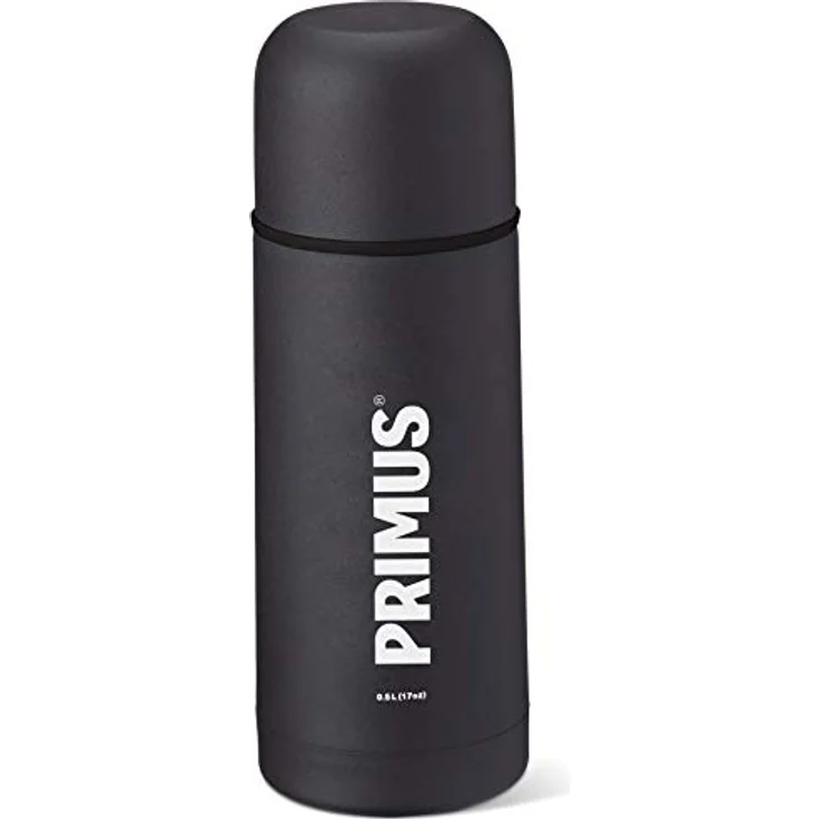 Primus P 741036 Vakuumflasche, 0,35 l, schwarzer kombinierter Deckel - Hochwertige Camping Trinkflasche – Bild 2