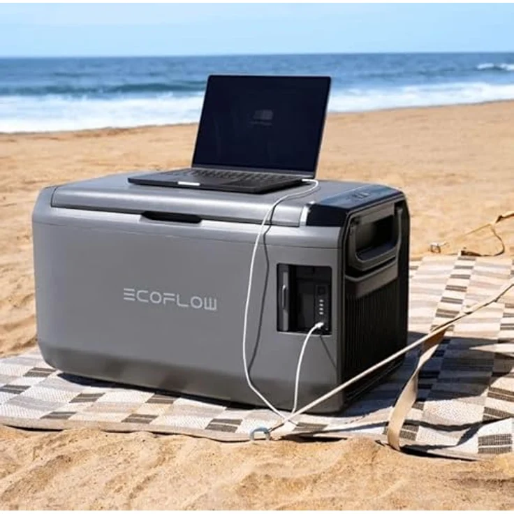 EcoFlow, Kühlbox (45 l) mit variabler Temperaturregelung, IPX4-zertifiziert, Solarladefunktion und KFZ-Anschluss – Bild 5