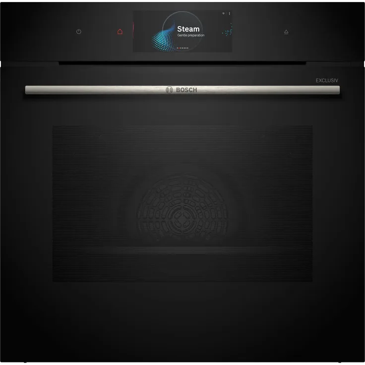 Bosch Serie 8 HSG738DB1 Einbaubackofen, Dampfgarer mit AutoClean, 60 x 60 cm, Schwarz, 71 L, inkl. Lieferung zum Aufstellungsort, 3x30¤ Eismann Gutschein