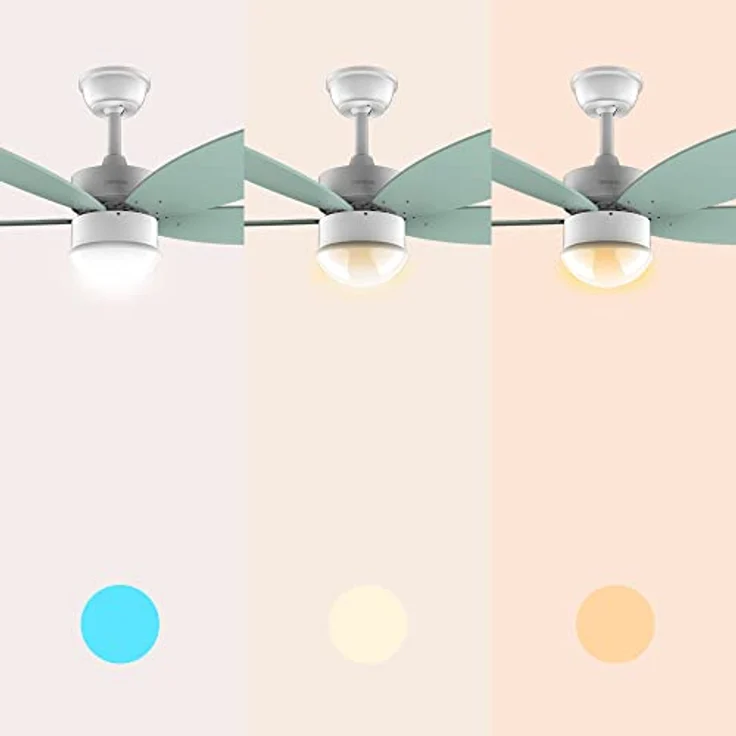 Cecotec Deckenventilator EnergySilence Aero 4260 Mint. 40 W, DC-Motor, Durchmesser 42 Zoll mit 5 umkehrbaren Flügeln, LED-Licht, Fernbedienung, Timer, 6 Geschwindigkeiten – Bild 4