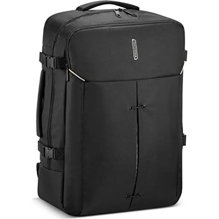 RONCATO Zaino Cabina Ryanair Ironic 2.0, Schwarz, Unisex, Erwachsene, Schwarz, CABINA, koffer