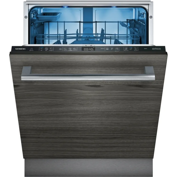 Siemens iQ500, Vollintegrierter Geschirrspüler, 60 cm, Schwarz, mit aquaStop® und 5 Jahre Garantie