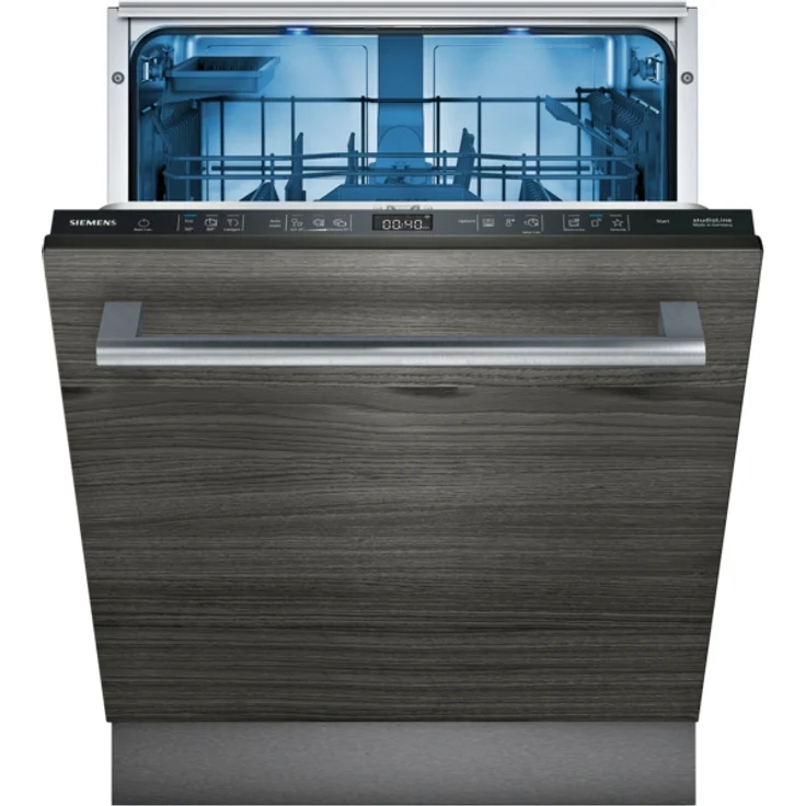 Siemens iQ500, Vollintegrierter Geschirrspüler, 60 cm, Schwarz, mit aquaStop® und 5 Jahre Garantie