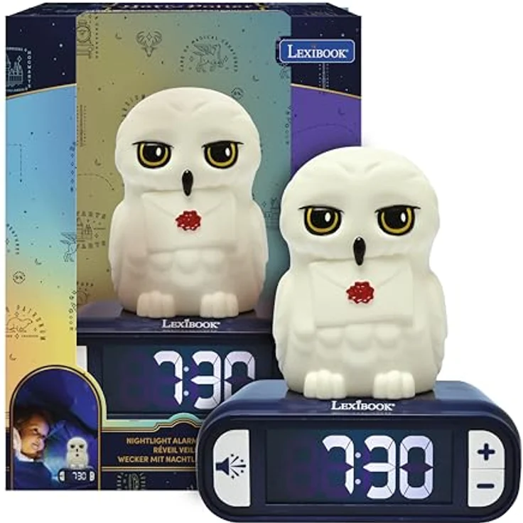 Lexibook Digitalwecker, modern mit klaren Ziffern und benutzerfreundlichen Einstellungen, schwarz – Bild 1