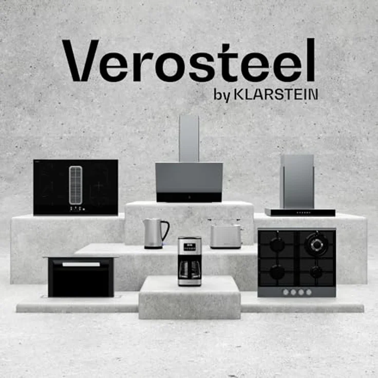 Klarstein Verosteel PG3020BG-DCB, Gas-Kochfeld mit 2 Brennern, 4200 W, schwarzes Glas und Edelstahl – Bild 8