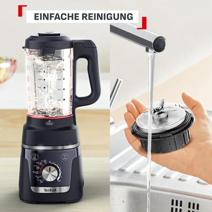 Tefal Blendforce Cook, Standmixer mit Kochfunktion, 5 Automatikprogramme und 1000-W-Motor – Bild 4