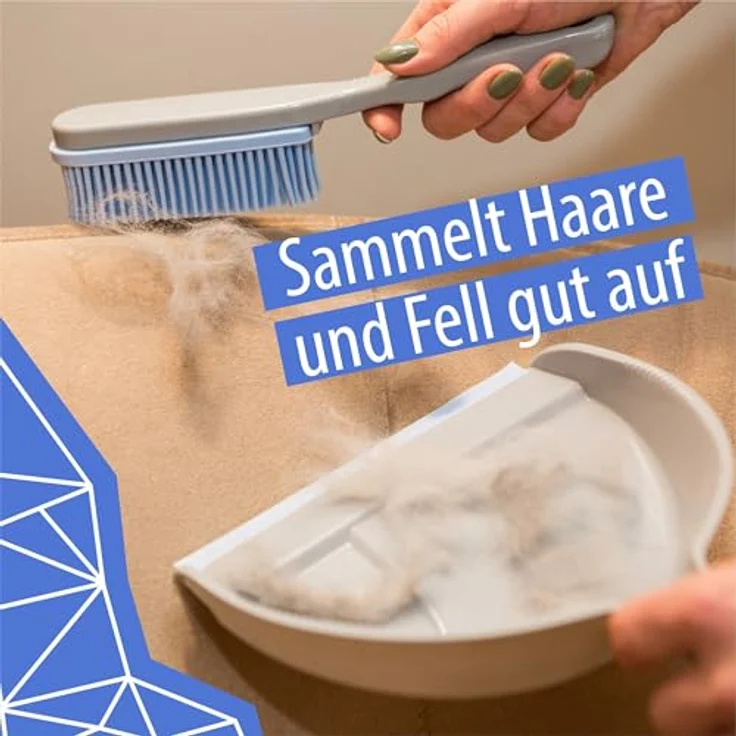 Camptropia Kehrmaschine, Kehrschaufel, Bürste, Kutterschaufel grau – Bild 6