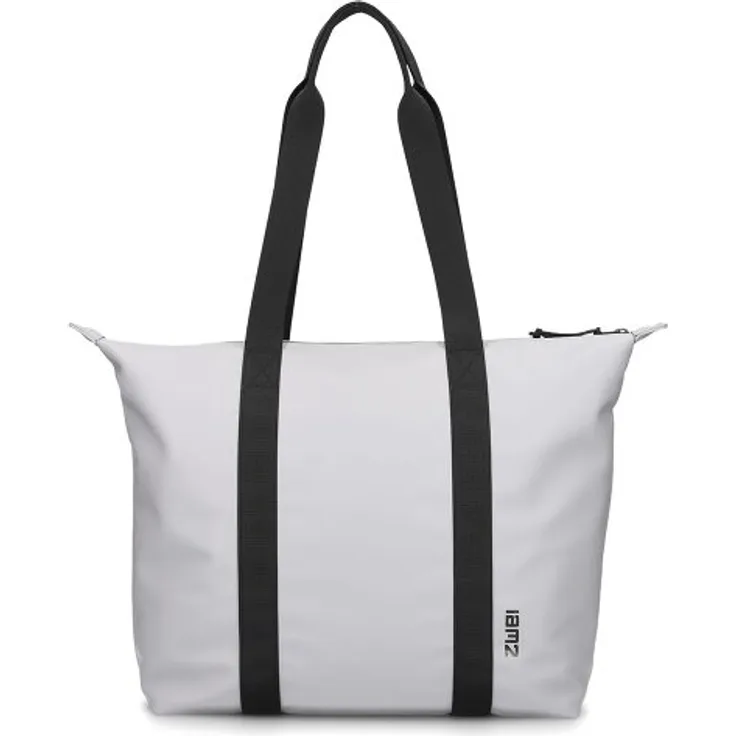 Zwei Cargo Shopper Tasche 51 cm, Einkaufstasche aus 100% Polyurethan, weiss, 31 cm x 18 cm