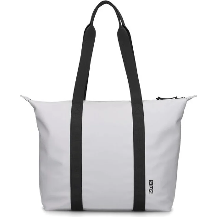 Zwei Cargo Shopper Tasche 51 cm, Einkaufstasche aus 100% Polyurethan, weiss, 31 cm x 18 cm
