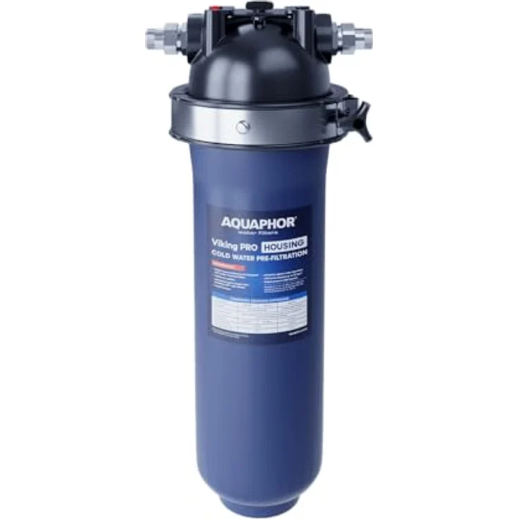 Aquaphor Viking PRO Filtergehäuse aus VA4 Edelstahl, Wasserfilter mit Schnellverschlussanschlüssen – Bild 3