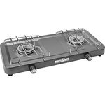 BRUNNER 0708050N Tragbarer Gasherd Magma 2 Brenner Druck 30 Mbar