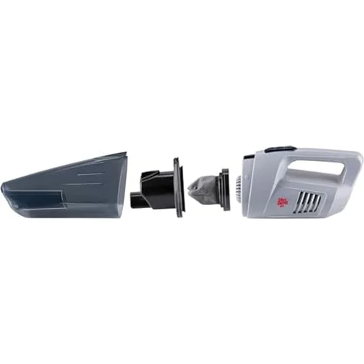 Dirt Devil Handstaubsauger DD5001 - Kabelloser Handsauger 80W - Inklusive Wandhalterung und versenkter Bürste - Aufgeladen in 5 Stunden - 20 minuten Akkulaufzeit - 0.5L Staubbehälter - Weiß – Bild 3