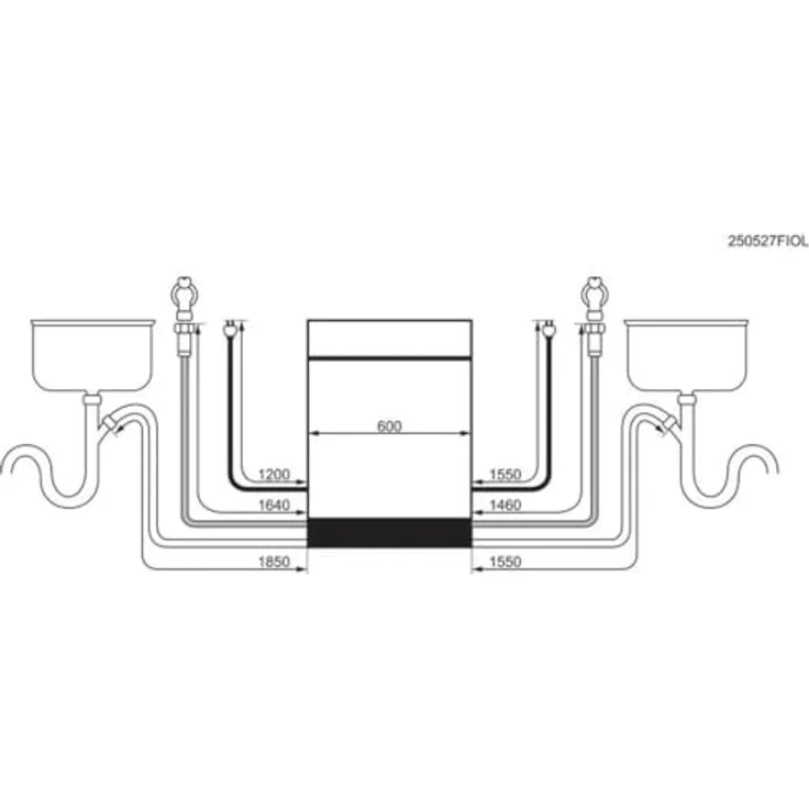 AEG NG77IC20SK, Vollintegrierbarer Einbaugeschirrspüler XXL, 15 Maßgedecke, WLAN-fähig, AirDry Technologie, 87 cm hoch – Bild 12