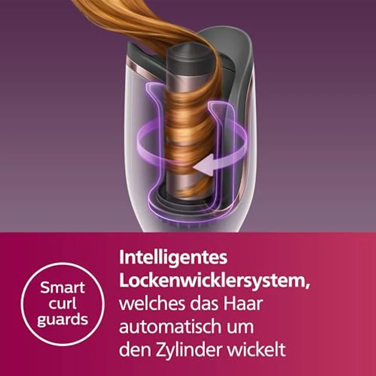 Philips BHB878-00 MoistureProtect Auto-Curler Ionen-Technologie für voluminöse & glamouröse Locken – Bild 3