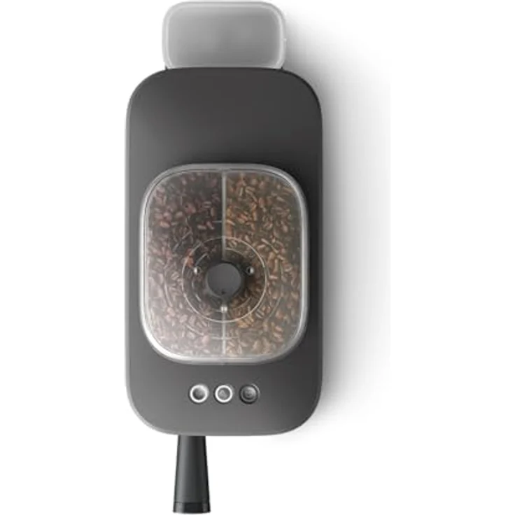 PHILIPS baristina BAR320/60 Espressomaschine mit Bean swap, Mahlwerk für ganze Bohnen, doppelter Bohnenbehälter, 16 bar Pumpendruck, Schwarzgrau – Bild 9