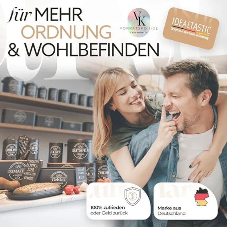 OEM IDEALTASTIC® Kartoffelbewahrungsbox 3-teilig, Vorratsdosen mit 360° Belüftungssystem für optimale Frische – Bild 7