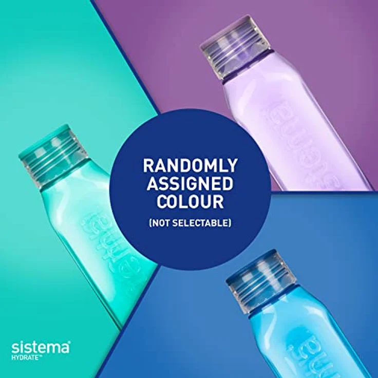 Sistema quadratische Flasche, 475 ml, Sortiert – Bild 2