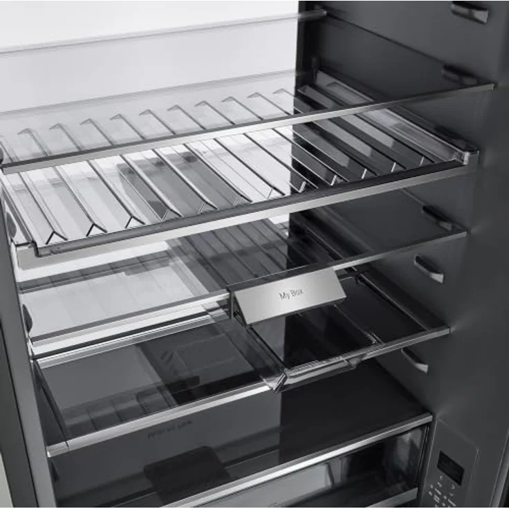 LG GBGW92GCEV, Kühl-Gefrierkombination mit 465 l, NoFrost, Fresh Zone Fach, Schwarz – Bild 25