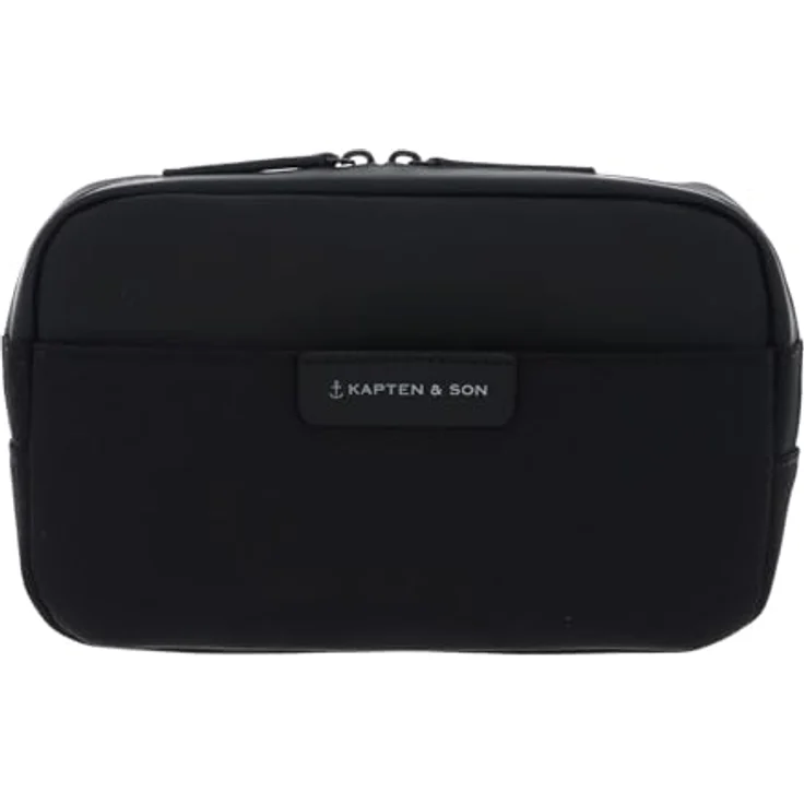 Kapten & Son Bergen Gürteltasche, 22 cm, schwarze Umhängetasche aus 100% Polyester – Bild 1