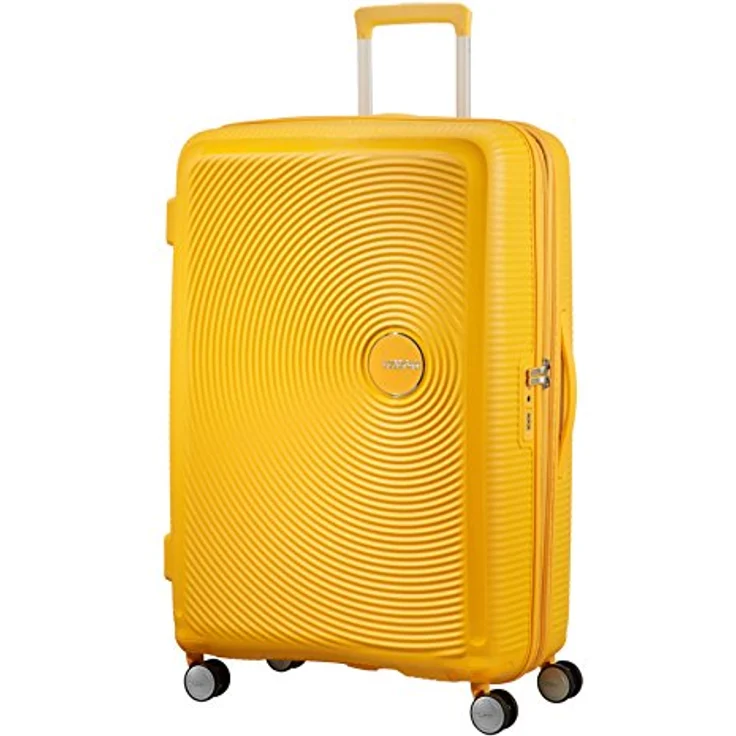 American Tourister Soundbox - Spinner L Erweiterbar Koffer, 77 cm, 110 L, Gelb (Golden Yellow) – Bild 1