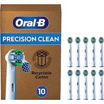 Oral-B Pro Precision Clean Aufsteckbürsten für elektrische Zahnbürste, 10 Stück, Zahnreinigung, X-Borsten, Original Oral-B Zahnbürstenaufsatz, briefkastenfähige Verpackung, Designed in Germany