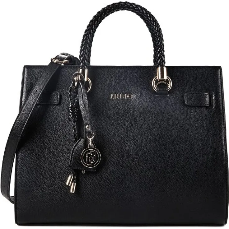 Liu Jo Manh Handtasche 32 cm, schwarz, 100% Polyurethan, Henkeltasche