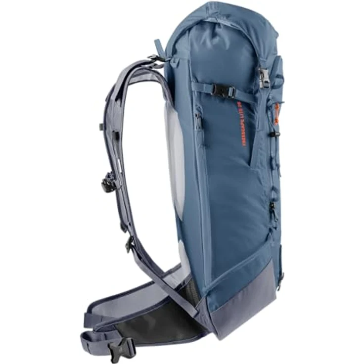 deuter Freescape Lite 26 Skitouren Rucksack, mit separatem Sicherheitsausrüstungsfach und Helmnetz, in Schwarz – Bild 4