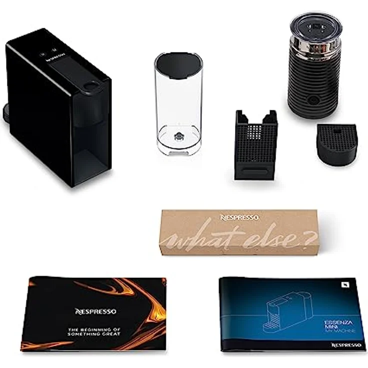 Krups Nespresso Essenza Mini XN1118 Kaffeekapselmaschine (1310 Watt, 0,7 Liter, 19 bar, inklusive Aeroccino Milchaufschäumer) schwarz – Bild 9