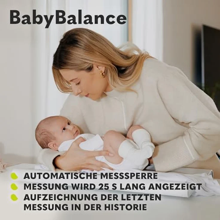 lionelo Personenwaage Babybalance, Set, Digital/Messwertspeicher/50g-20kg/4 Gewichtseinheiten – Bild 6
