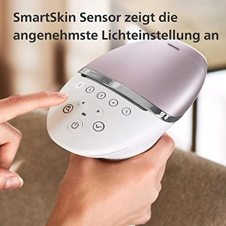 Philips Lumea IPL Haarentfernungsgerät 8000 Series – Haarentfernungsgerät mit SenseIQ Technologie, 4 Aufsätze und Satin Compact Korrekturtrimmer (Modell BRI949/00) – Bild 5