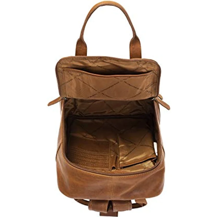 The Chesterfield Brand Wax Pull Up City Rucksack, Leder 30 cm, braun, 100% Leder, Maße 22 cm x 12 cm x 30 cm – Bild 6