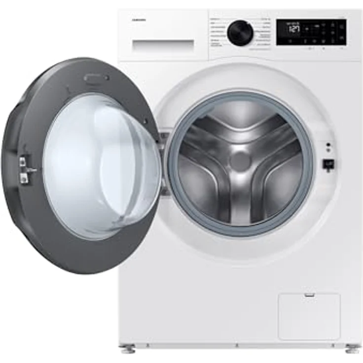 Samsung WD90DG5B15BE Waschtrockner, Freistehend, Frontlader, StayClean-Schublade, Air Wash-Technologie, Weiß D – Bild 6