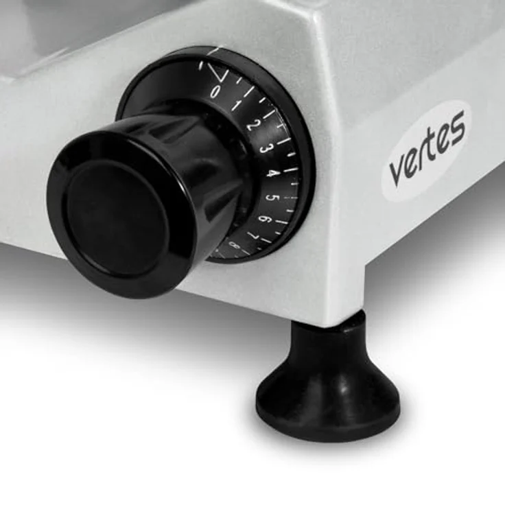 VERTES Aufschnittmaschine FD2-MS-300, Elektrisch mit 300W, 300mm Schneideklinge, Schnittstärke 0 bis 25mm, Aluminium Gehäuse – Bild 3