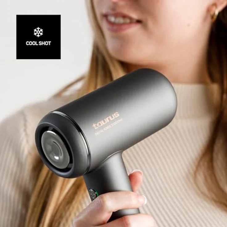 Taurus Digital Force 2000 Ionic Haartrockner | 1800 W Leistung | Ionisch gegen Frizz | Leicht – Bild 5