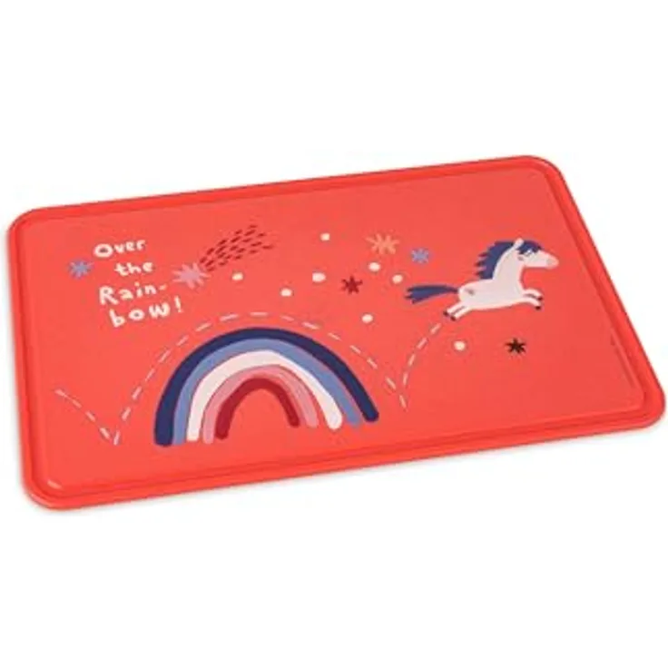 Koziol CONNECT BOARD Frühstücksbrettchen, bruchfest und spülmaschinengeeignet, organic coral red