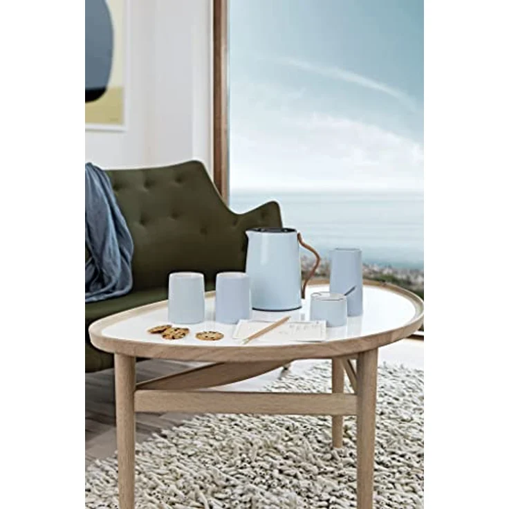 Stelton x-201 Emma Isolierkanne Tee 1 L, Kunststoff, hellblau, 17 x 14 x 19.5 cm – Bild 3