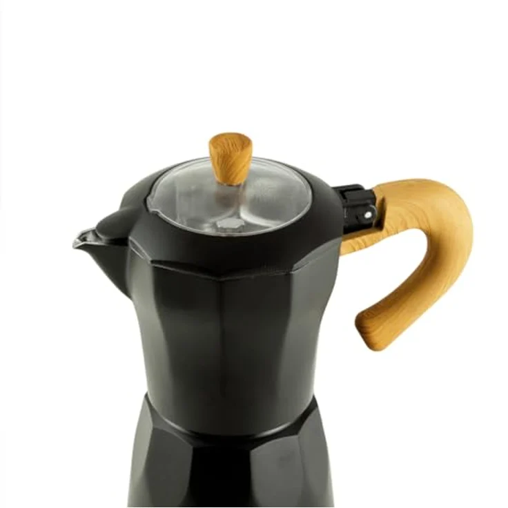 Jocca Espressomaschine Nature Line, elektrische Kaffeekanne für 6 Tassen, Warmhaltefunktion, 480W, schwarz – Bild 4
