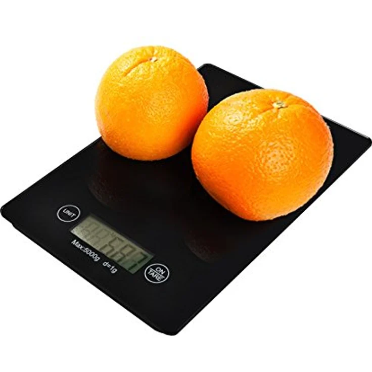 Waage Elektronische Küchenwaage Digital-Waage 5KG 5000g/1g Briefwaage Slim 1158 – Bild 3