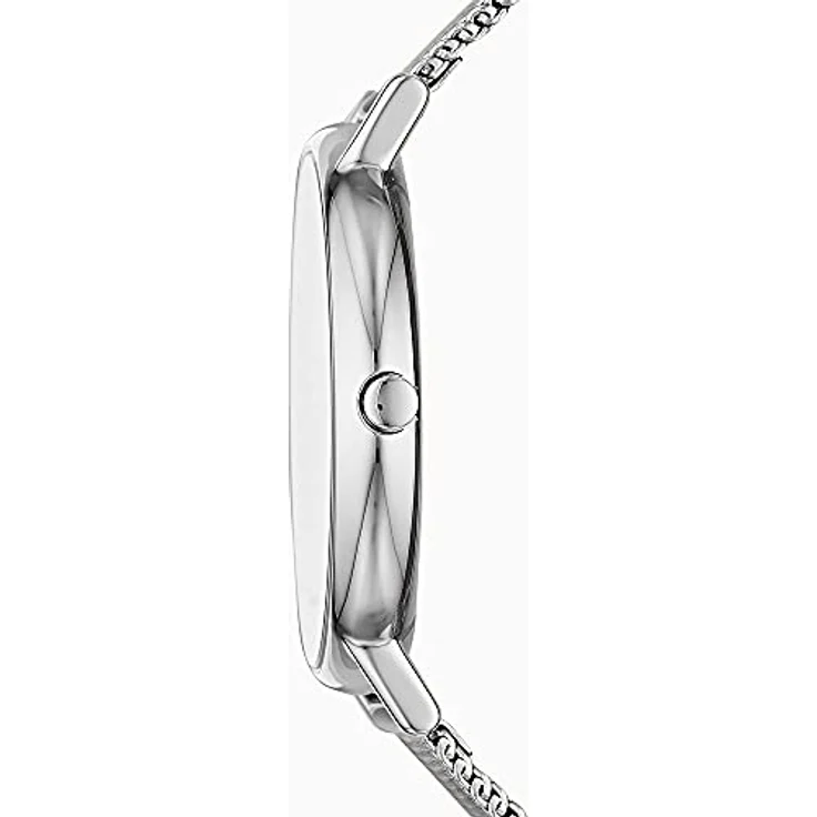 Skagen Damenuhren Signatur, Zweizeiger Uhrwerk, 38mm Silbernes Edelstahlgehäuse mit EdelstahlMesh Armband, SKW2785 – Bild 3
