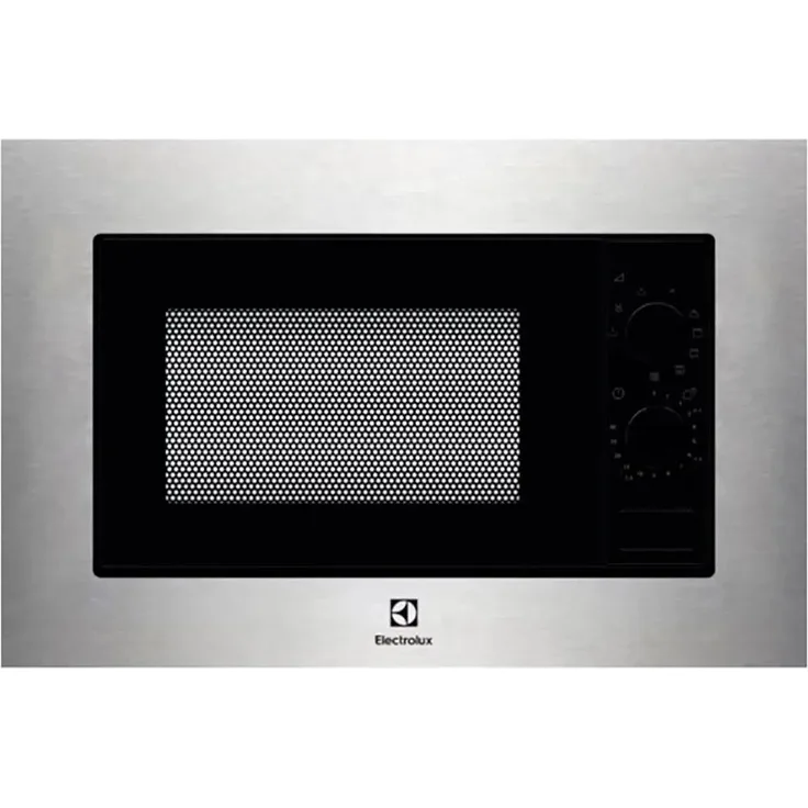 Electrolux KMSD203MMX, Integrierte Grill-Mikrowelle, 20 l, 700 W, Schwarz, mit Tasten und Drehregler