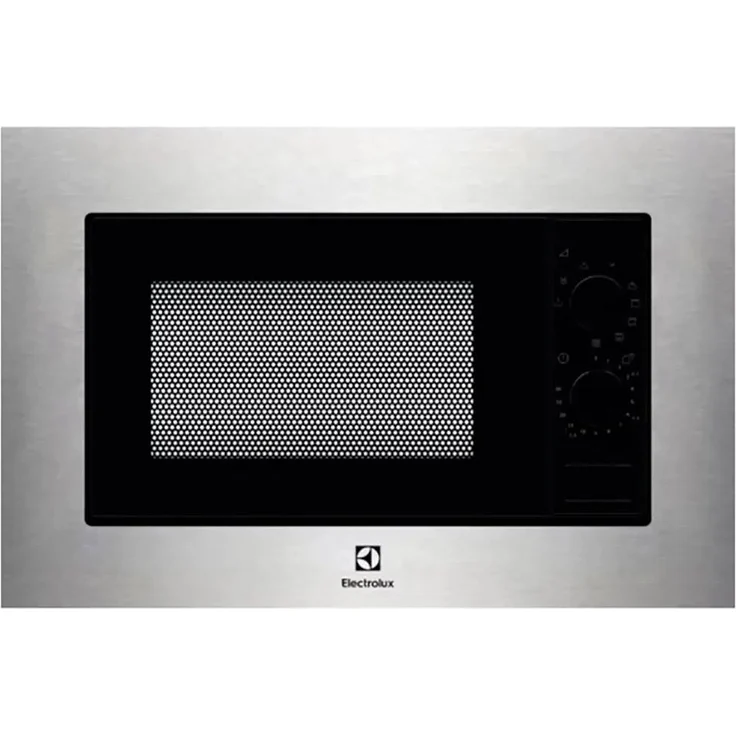 Electrolux KMSD203MMX, Integrierte Grill-Mikrowelle, 20 l, 700 W, Schwarz, mit Tasten und Drehregler