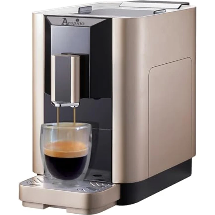 Acopino Venezia CH Kaffeevollautomat Espressomaschine simply coffee, mit Direktwahltaste für Espresso und Kaffee, höhenverstellbarer Kaffeeauslauf, beleuchteter Kaffeeauslauf, Touchdisplay – Bild 1