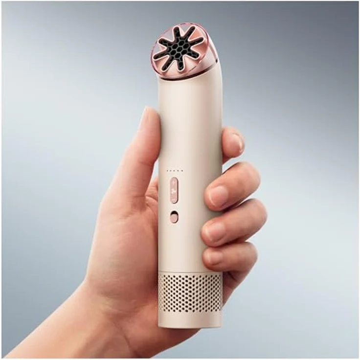 Dyson HushJet™ Mini Cool, Handventilator mit Turbo-Luftstrom bis zu 25 m/s, leise, 5 Geschwindigkeitsstufen, tragbar und flexibel, ideal für unterwegs – Bild 2