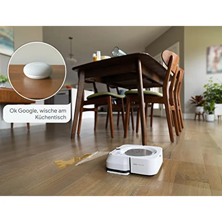 iRobot Braava m6 (m6134) Wischroboter mit WLAN, Präzisions-Sprühstrahl und erweiterter Navigation, Zeitplanreinigung, lernt und passt sich Ihrem Zuhause an, Nass- und Trockenwischen, App-Steuerung – Bild 5