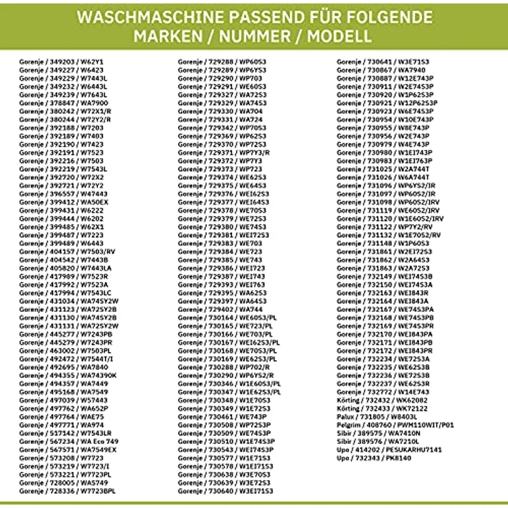 Pumpenmotor Gorenje 665323 für Waschmaschine – Bild 4