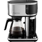 Russell Hobbs Kaffeemaschine [Barista: Brühstärkeneinstellung, Cold Brew-Funktion, Milchaufschäumer] Attentiv - Digitale Touch-Bedienfläche (programmierbarer Timer) Filterkaffeemaschine 26230-56