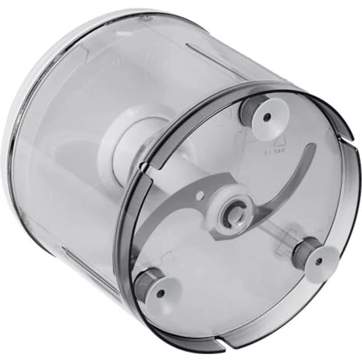 easyPART Küchenmaschinen Zubehör-Set wie BOSCH 00657247 Universalzerkleinerer, transparent / weiß, für Küchenmaschinen – Bild 3