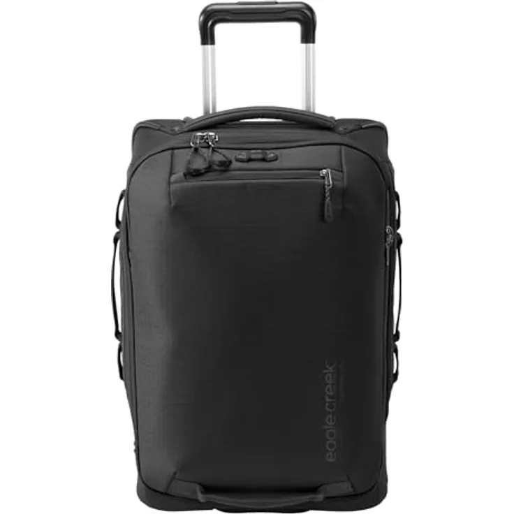 Eagle Creek Expanse International 2-Wheel Carry-On 35 L Midnight Black, strapazierfähiger Trolley für unterwegs